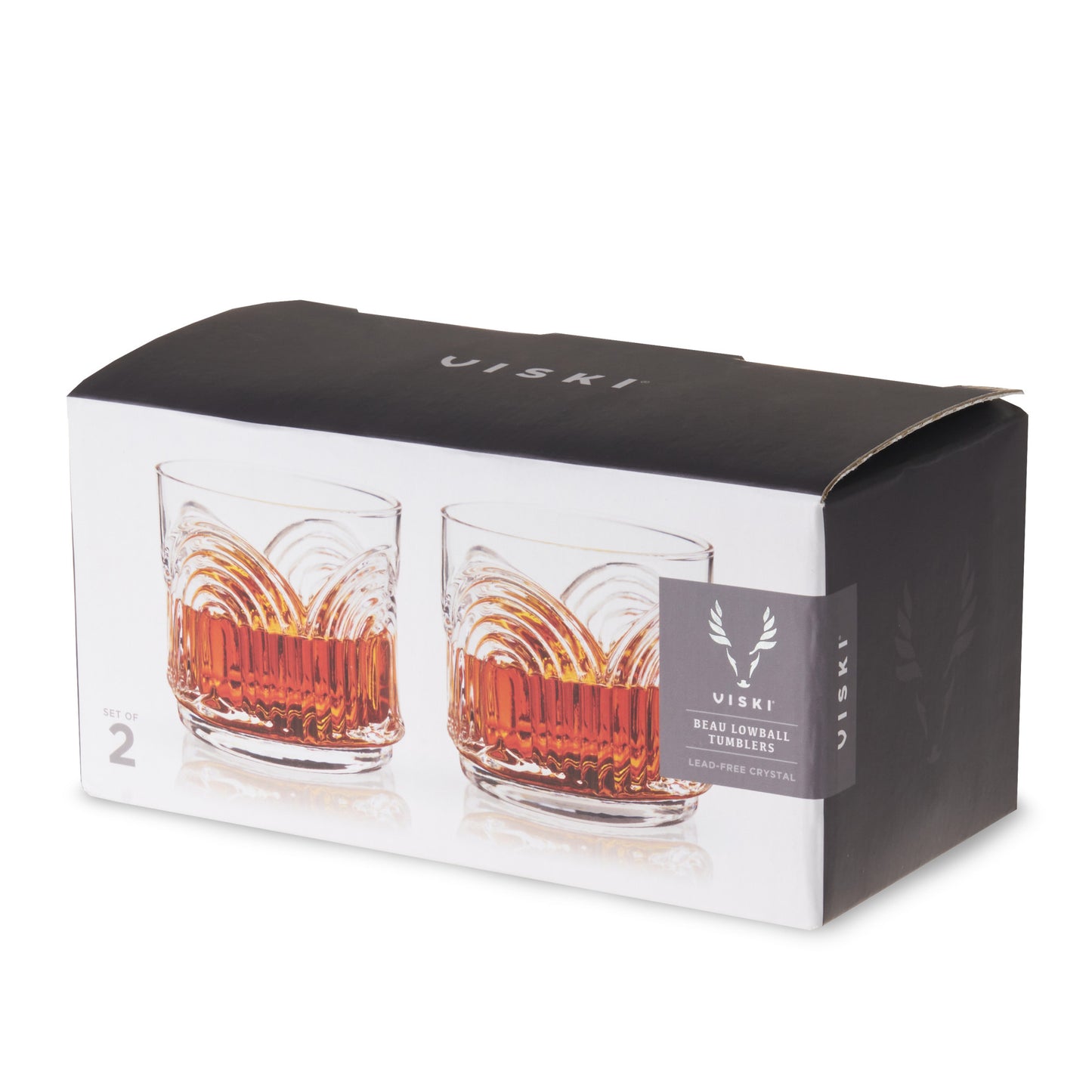 Beau Lowball Tumblers, Set of 2 by Viski