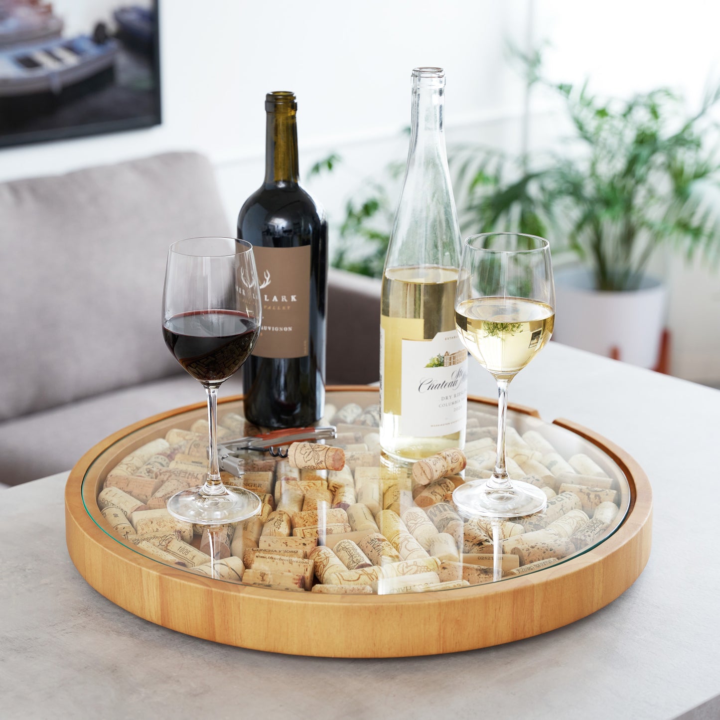 Lazy Susan: Cork Display