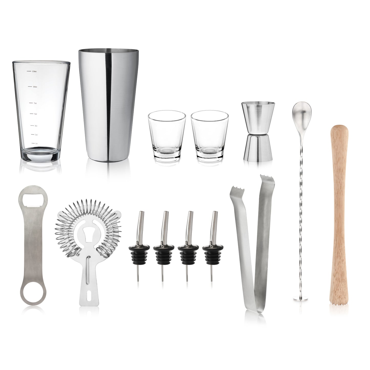 14 Piece Barware Set by True