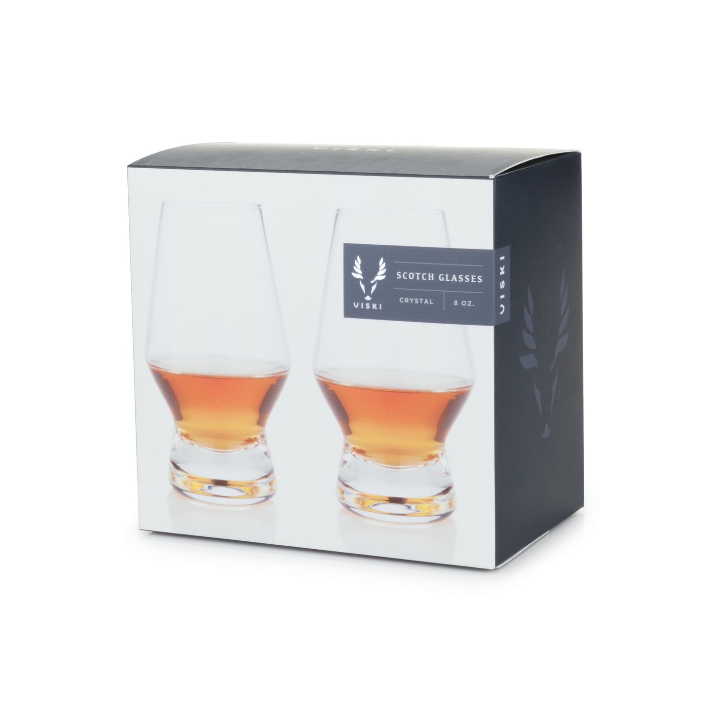 Footed Crystal Scotch Glasses by Viski®