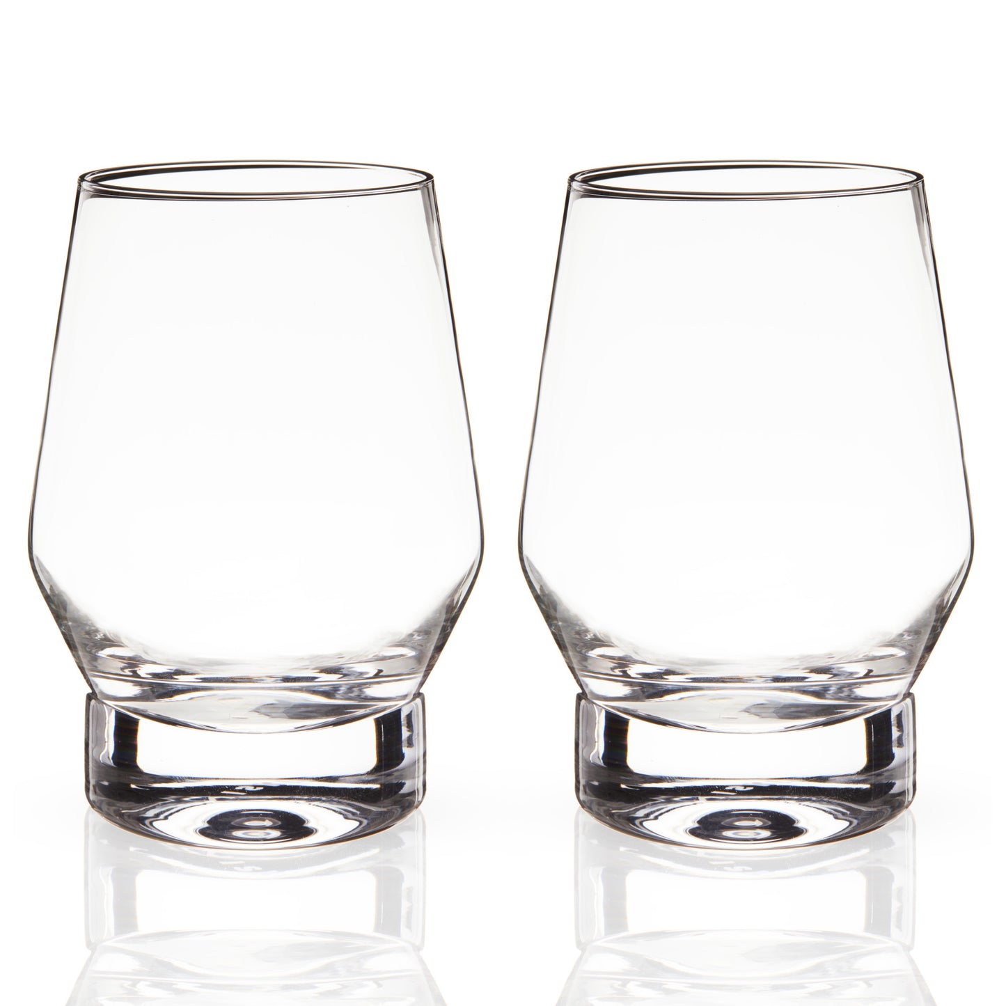 Heavy Base Crystal Whiskey Glasses by Viski