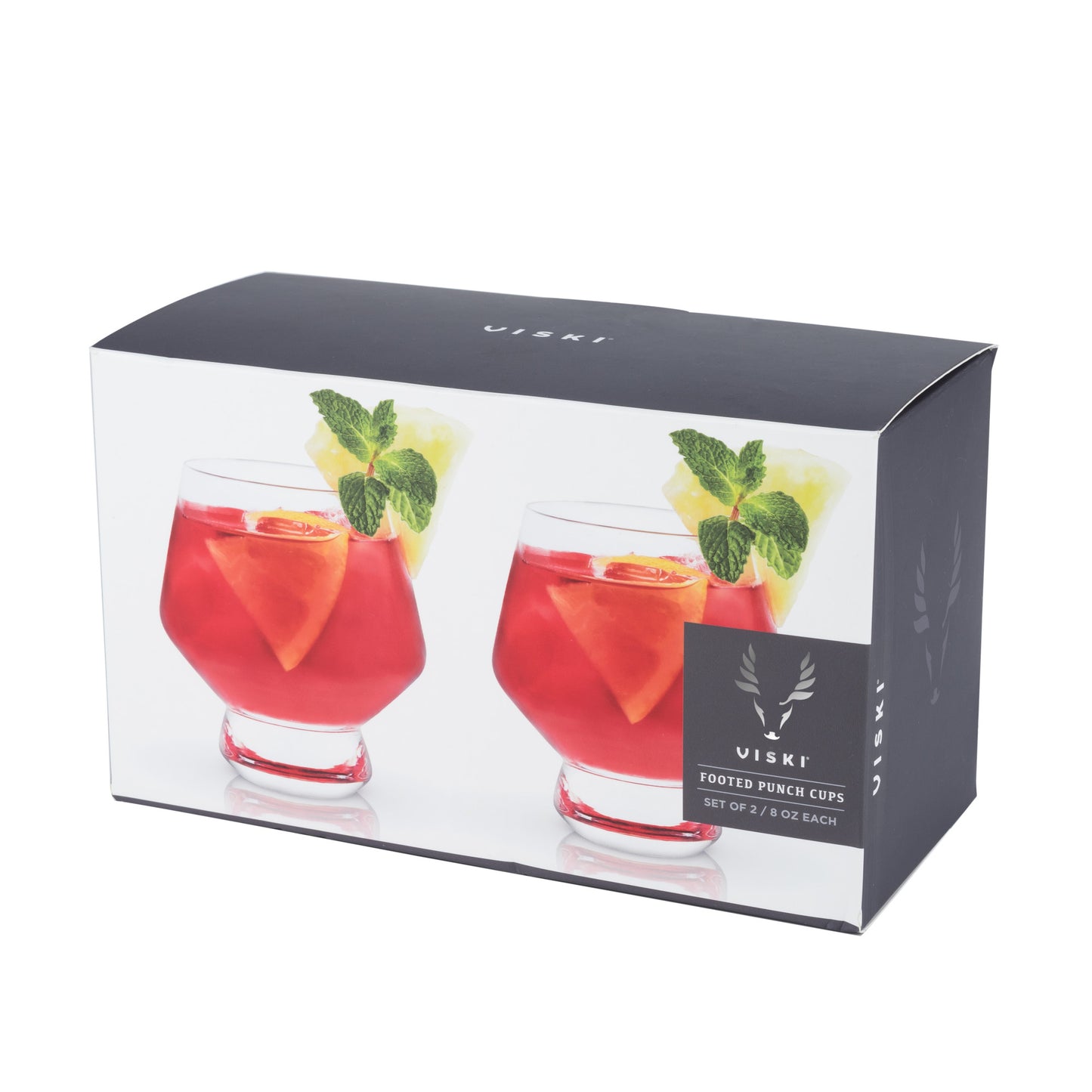 Footed Crystal Punch Cups by Viski®