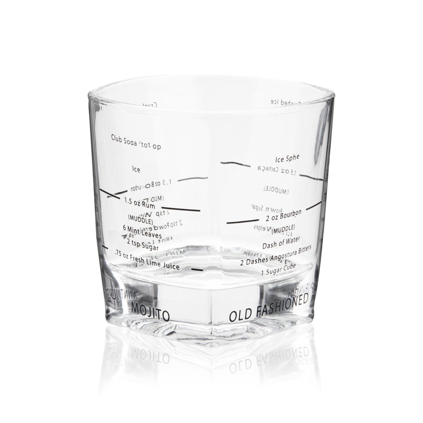 Recipe Rocks Glasses, Set of 4 by True