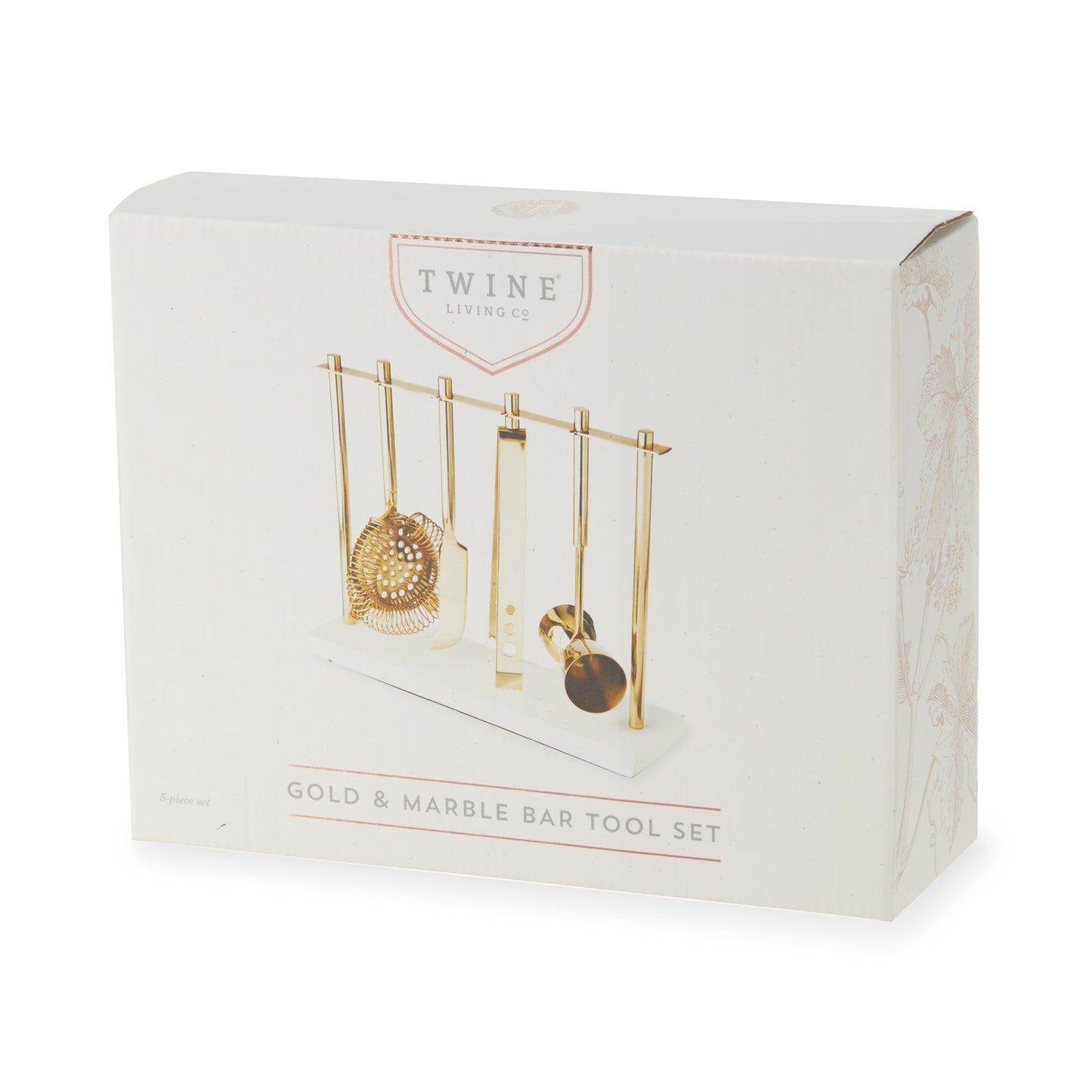 Gold & Marble Bar Tool Set by Twine