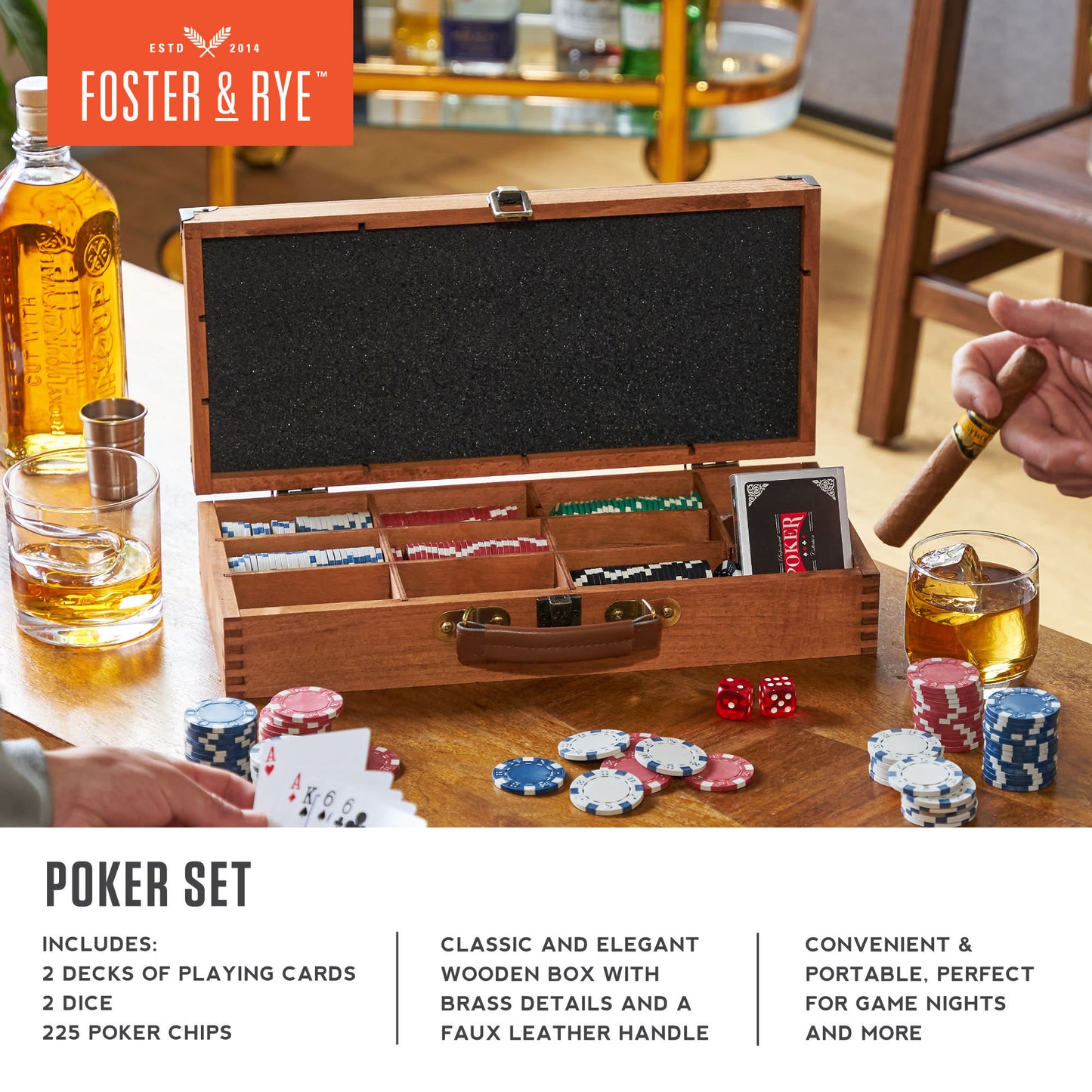 Poker Set by Foster & Rye