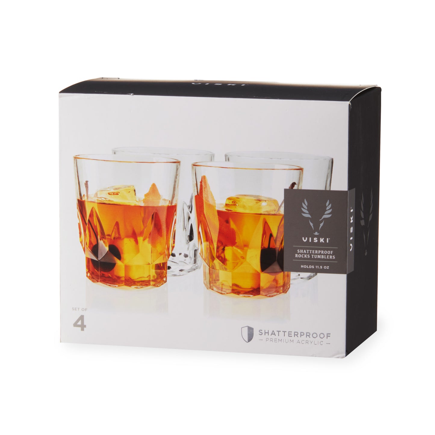 Shatterproof Acrylic Rocks Tumblers Viski®