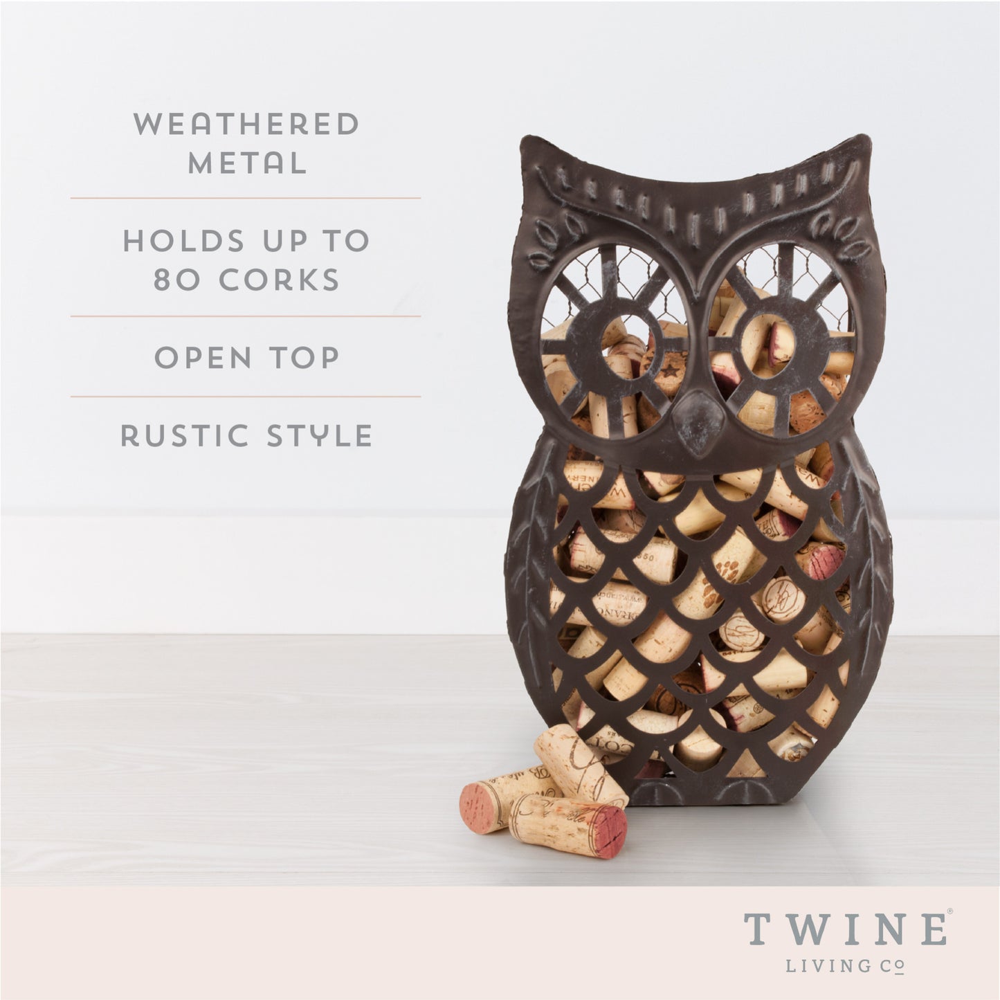 Wise Owl Cork Collector by Twine®