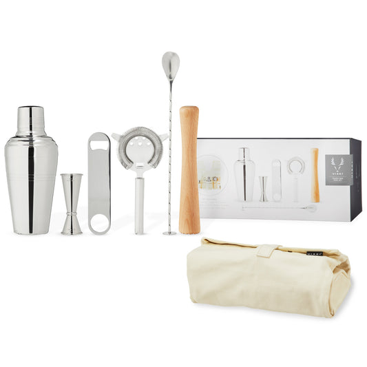 Stainless Steel Travel Barware Set Viski®